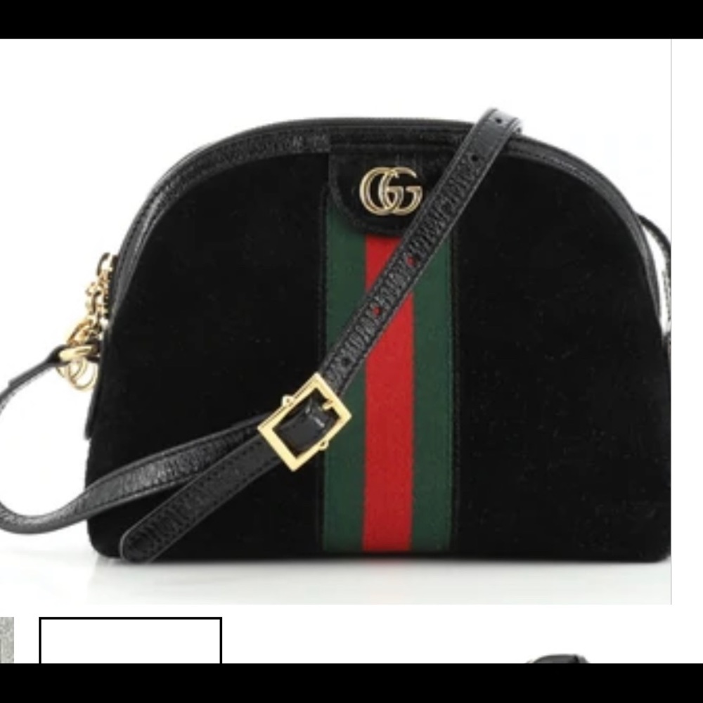 Gucci Ophidia GG Suede Leather Crossbody